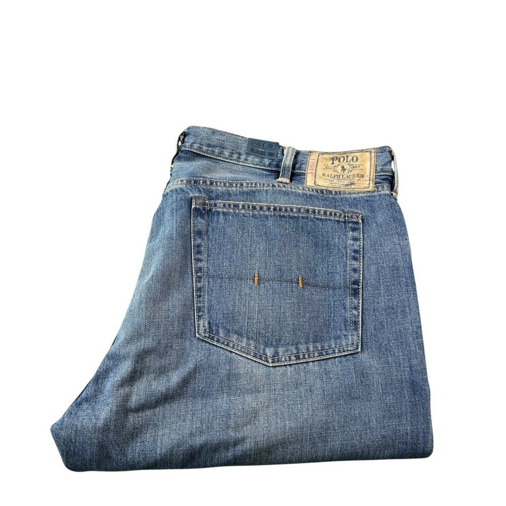 Polo Ralph Lauren Blue Classic 867 Wide Leg Men's Jeans Size 42x32 NWT